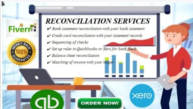 Bestseller - do accounts and bank reconciliation services