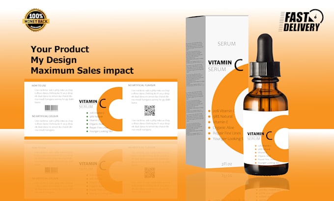 Bestseller - design cosmetic packaging, food label design and supplement design