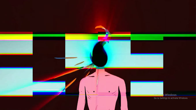 Bestseller - make animated trippy glitchy, psychedelic visual music video