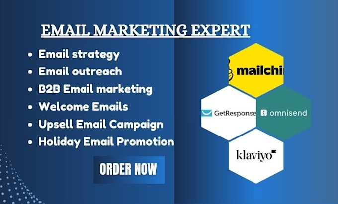 Gig Preview - Create an email strategy, email outreach, b2b email marketing and email campaign