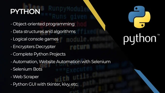 Bestseller - any python programming task and design your algorithms