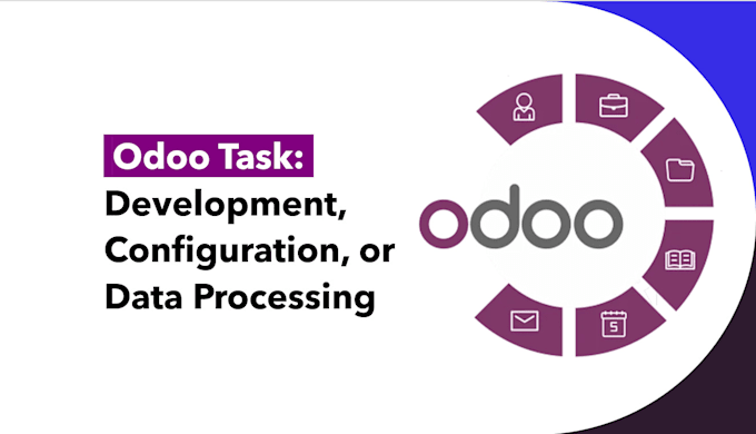 Gig Preview - Provide odoo development, configuration, and data processing