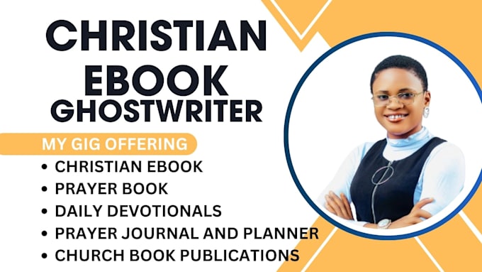 Gig Preview - Ghostwrite christian ebook, devotionals as christian ebook writer, ebook writer