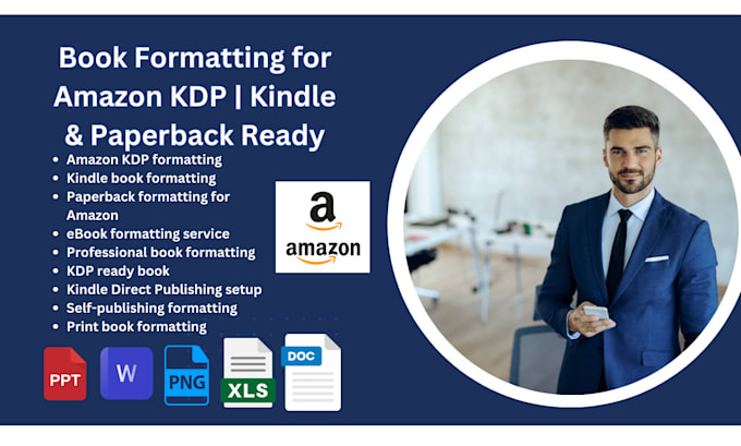 Gig Preview - Book layout, amazon kindle, KDP book formatting, ebook design, ebook, amazon KDP