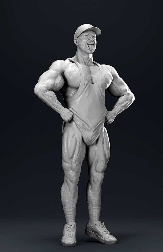 Gig Preview - Sculpt 3d character, any 3d model using zbrush for printing