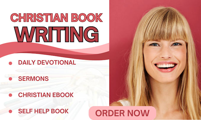 Gig Preview - Ghostwrite christian ebook devotionals non fiction ghostwriting self help ebook