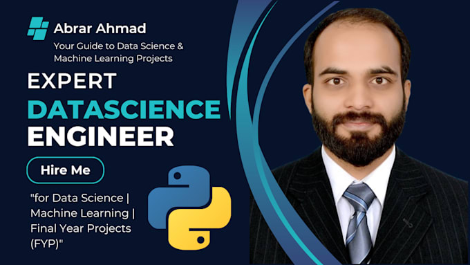 Gig Preview - Help to develop custom data science and machine learning fyp