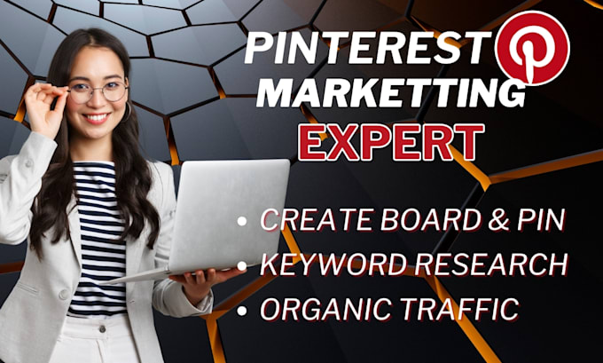 Gig Preview - Be your pinterest marketing manager with creative pins