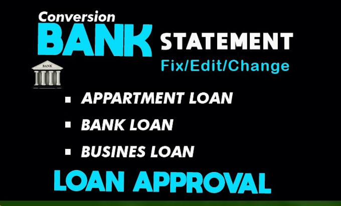 Bestseller - do bank statement  conversion excel for you