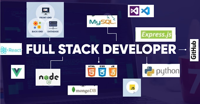 Gig Preview - Be fullstack web developer using  nodejs, reactjs and vuejs