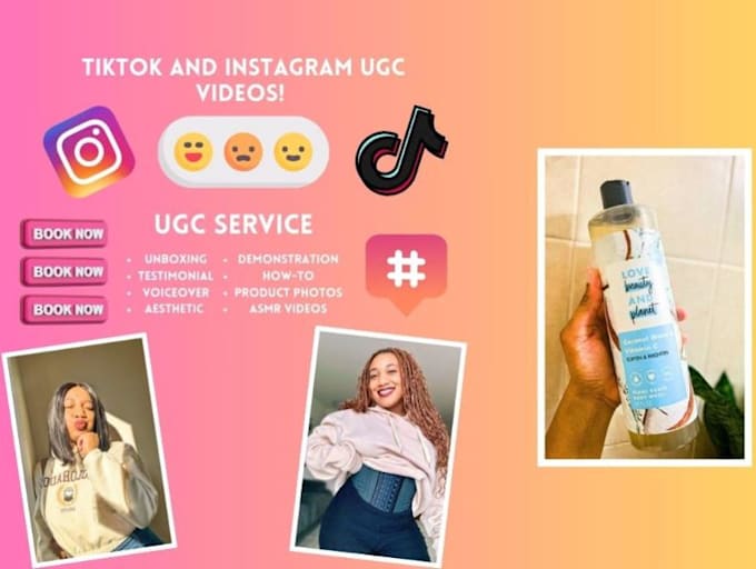 Gig Preview - Create engaging ugc video ads for tiktok reels ads for product or app in english