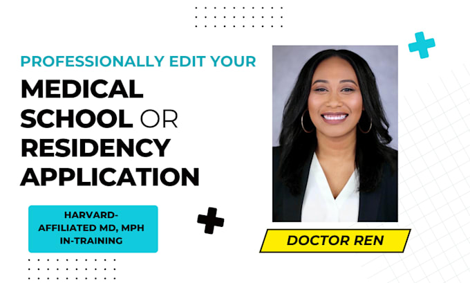 Gig Preview - Edit statements for med school, residency, or grad school