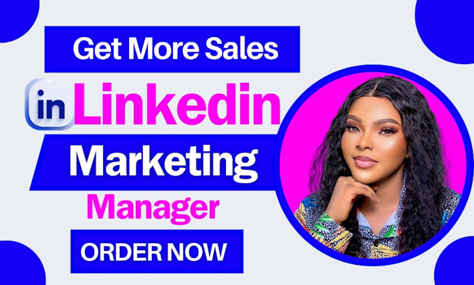 Gig Preview - Linkedin marketing outreach optimization sales closer sales content leads