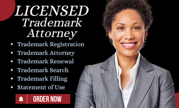 Gig Preview - Be your US licensed patent, trademark attorney, trademark registration, amazon