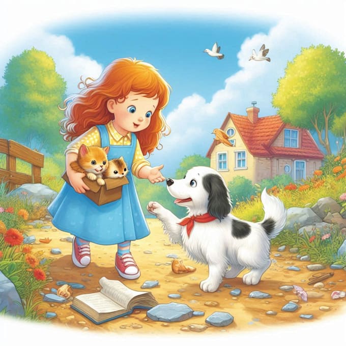 Bestseller - draw children story book illustration and children book illustration