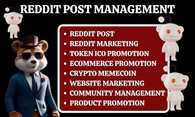 Gig Preview - Do reddit post for ecommerce management product ai tools business website