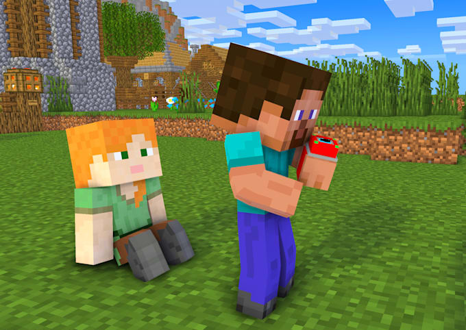 Gig Preview - Create professional minecraft animation