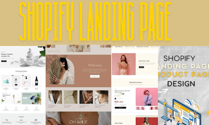 Gig Preview - Build ecommerce store landing page and design wix, shopify, wordpress website