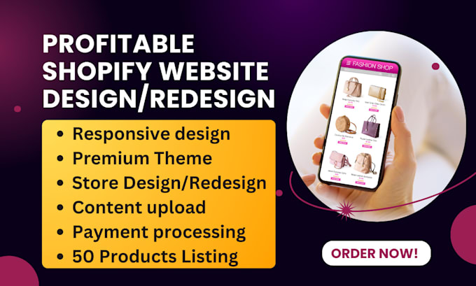 Bestseller - design footwear, furniture, jewelry, or supplements website with shopify store