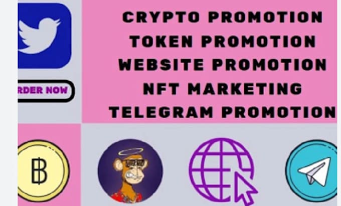 Gig Preview - Grow your crypto telegram, crypto promotion subscribers, and twitter for nft