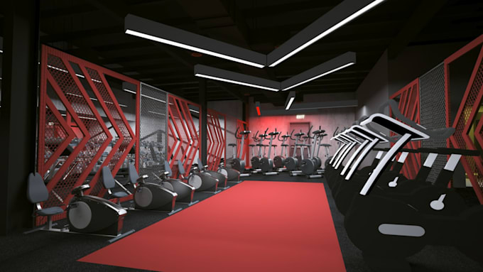 Gig Preview - Do 3d climbing gym, bouldering and house gym with 3d renders