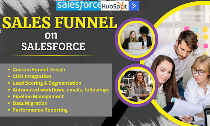 Gig Preview - Do salesfunnel on salesforce hubspot activecampaign