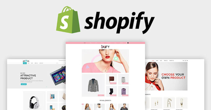 Gig Preview - Develop shopify website design, shopify store design, shopify dropshipping store