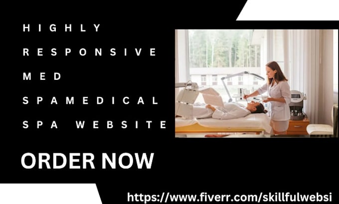 Gig Preview - Design med spa website medical spa website medical aesthetics medical website