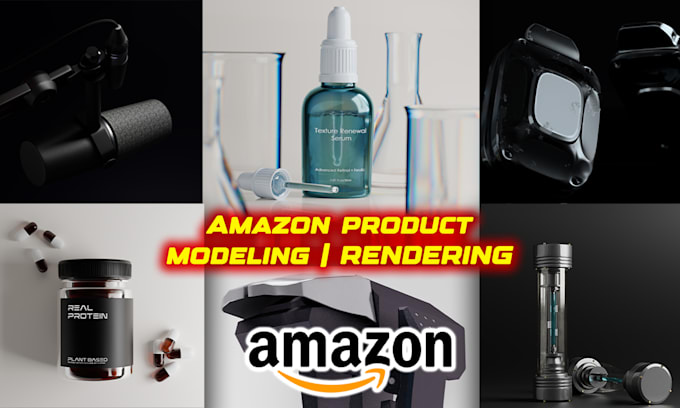 Gig Preview - Do amazon 3d product design rendering for ecommerce listings