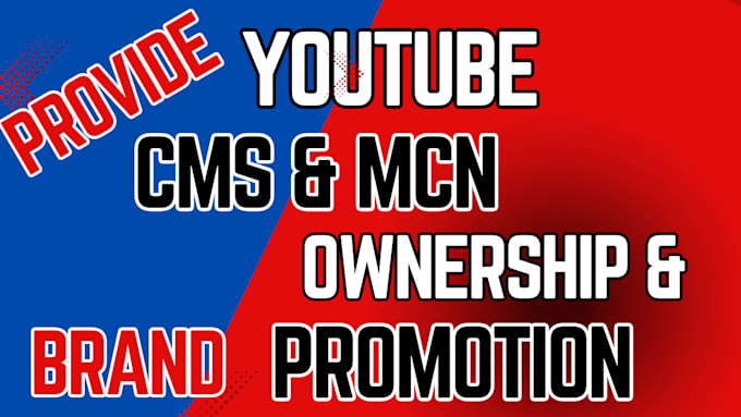 Gig Preview - Provide youtube cms or mcn ownership automated top 10 channel