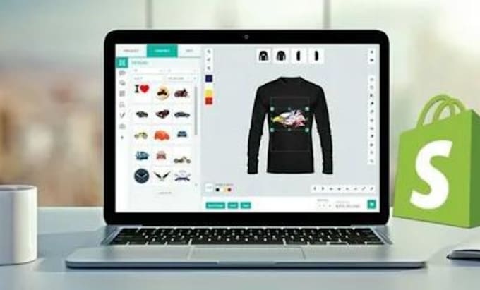 Gig Preview - Create shopify store design shopify dropshipping website shopify print on demand