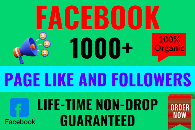 Bestseller - buy 2000 facebook page like and followers organically