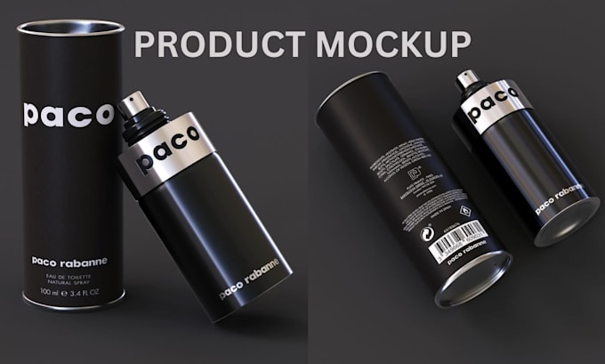 Gig Preview - Design 3d product mockup, 3d rendering, box, bottle packaging, label design, cbd