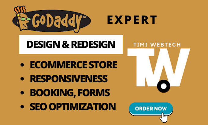 Bestseller - godaddy website design godaddy design godaddy website redesign