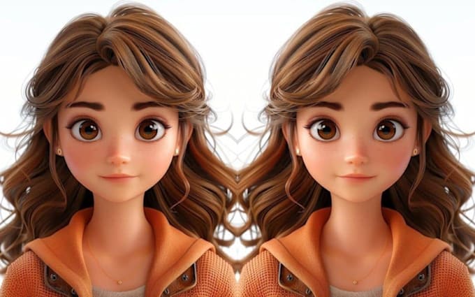 Gig Preview - Create 3d character modeling 3d cartoon character design cgi character animation