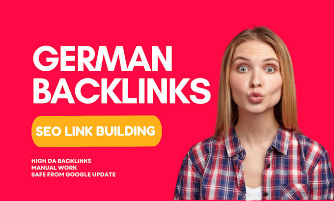 Gig Preview - Create german backlinks for germany SEO link building