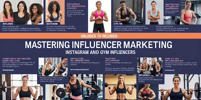 Gig Preview - Find best instagram youtube tiktok gym influencers list for influencer mark