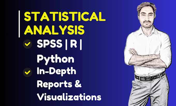 Gig Preview - Perform statistical data analysis with spss, r, or  python