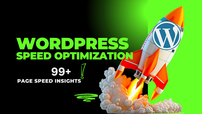 Gig Preview - Perfectly optimize your wordpress website for 100 on pagespeed insights