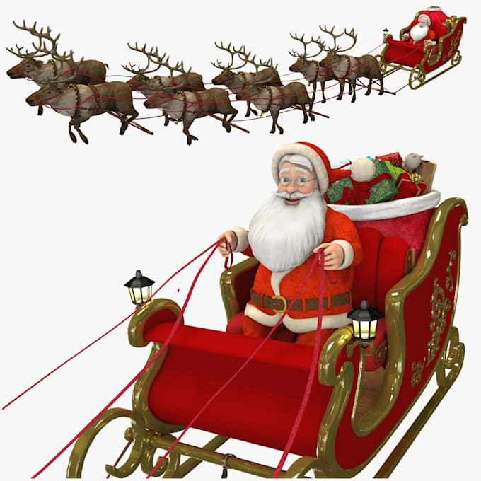 Gig Preview - 3d christmas animation 3d kids animation christmas video 3d christmas new year