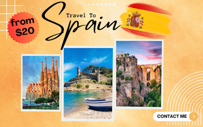 Gig Preview - Plan a personalized travel itinerary to spain