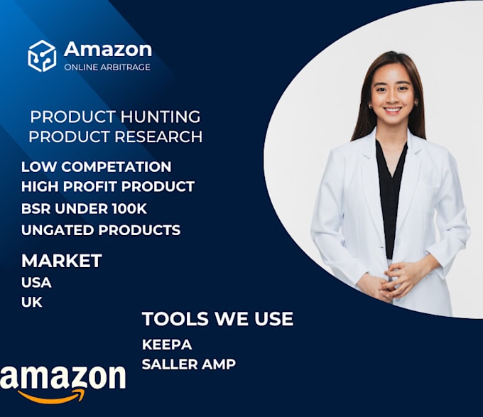 Gig Preview - Do amazon online arbitrage product research USA and UK