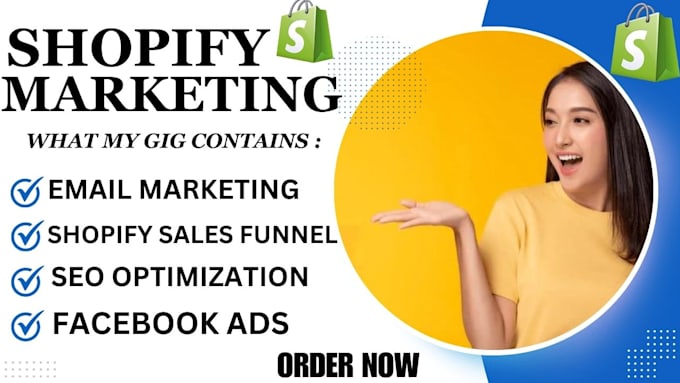 Gig Preview - Boost shopify store sales, shopify dropshipping, etsy promotion, ads SEO