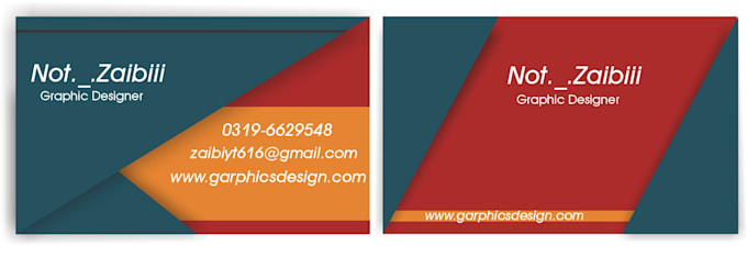 Gig Preview - Do modern minimalist business card design