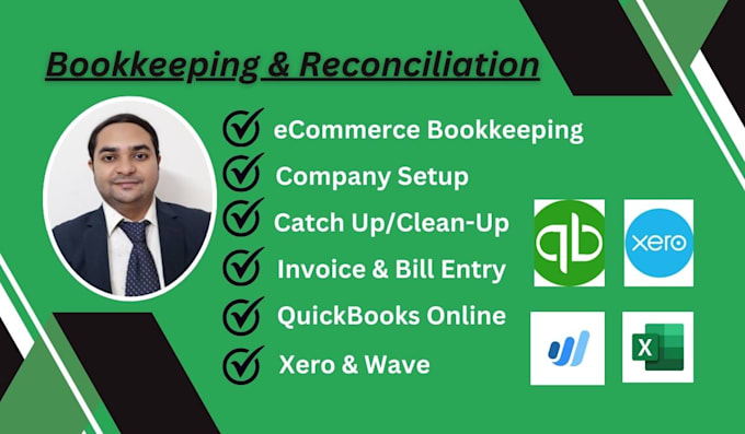 Bestseller - do reconciliation and ecommerce bookkeeping  using quickbooks online and xero