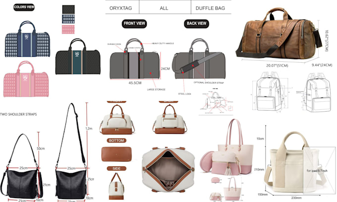 Bestseller - make bag design, handbag, tote bag, backpack with tech pack