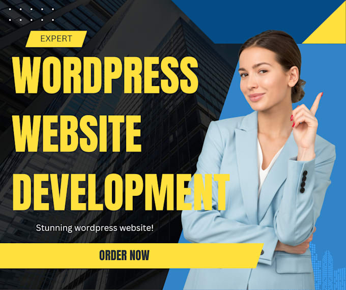 Gig Preview - Design and develop wordpress website for business or personal blog