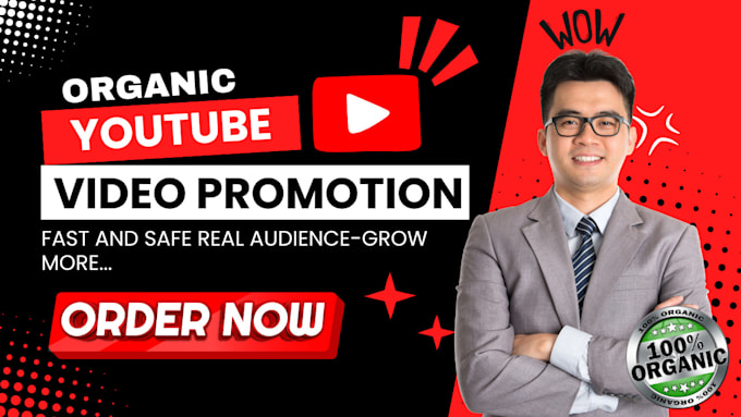 Gig Preview - Do super fast organic youtube video promotion for channel growth