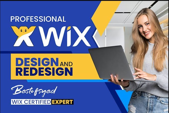 Gig Preview - Create pro wix website design, redesign wix website as an expert