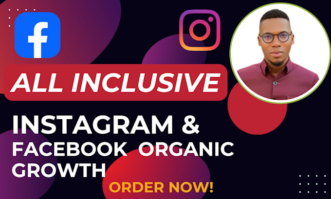 Gig Preview - Manage, grow and promote your instagram and facebook page